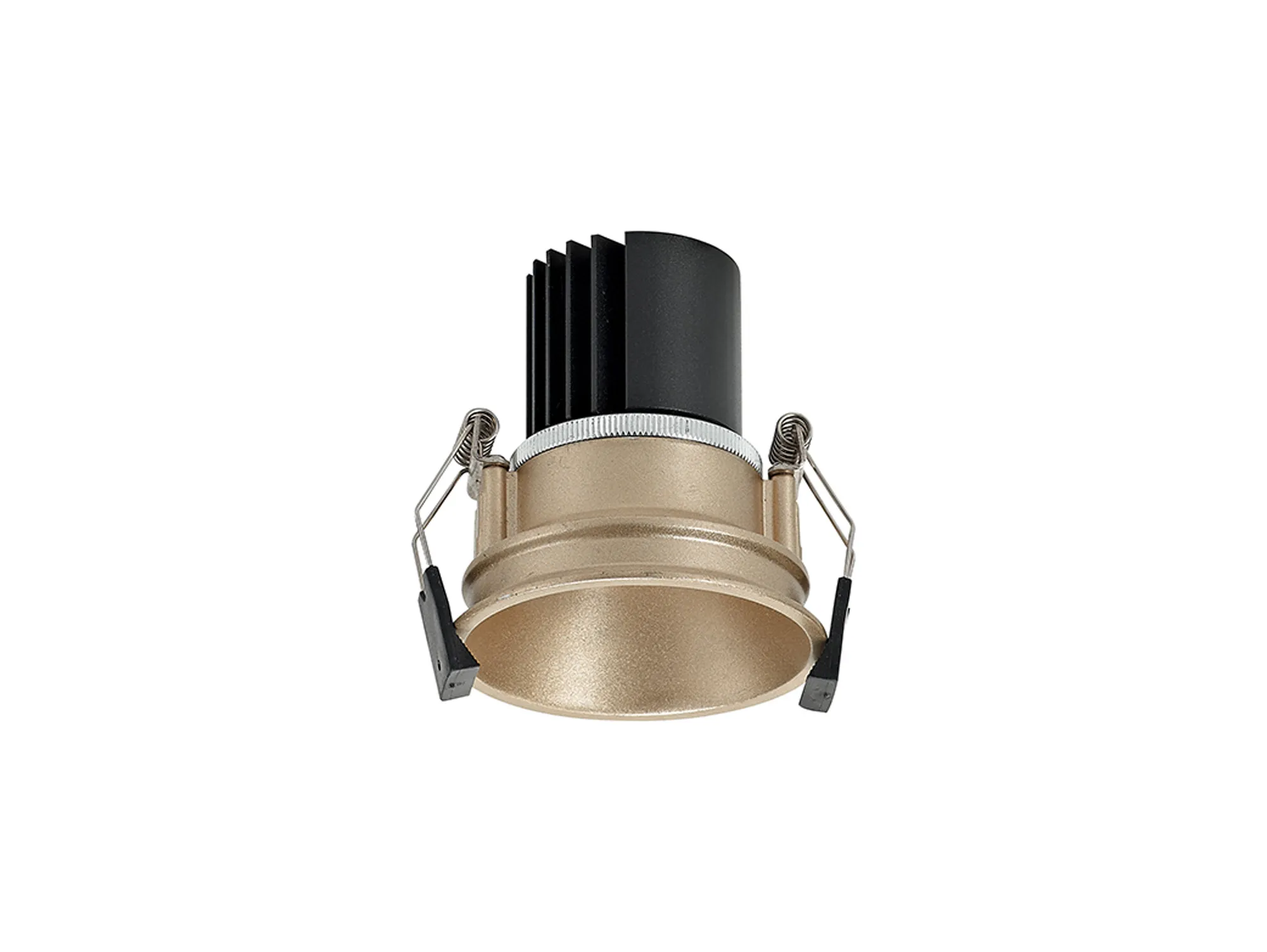 Bania 9 Powered by Tridonic  9W 2700K 770lm 24° CRI>90 LED Engine, 250mA Gold Fixed Recessed Spotlight, IP20 DM201652  Dlux Bania 9